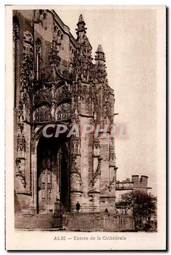Cartes postales Albi Entree de la cathedrale