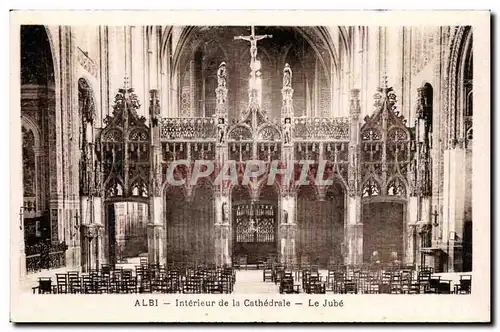 Cartes postales Albi Cathedrale Ste Cecile Interieur Le jube