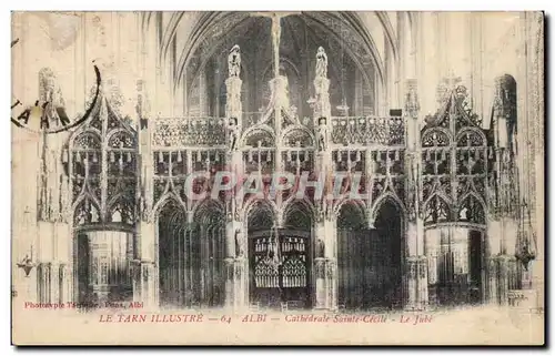 Cartes postales Albi Cathedrale Sainte Cecile Le jube
