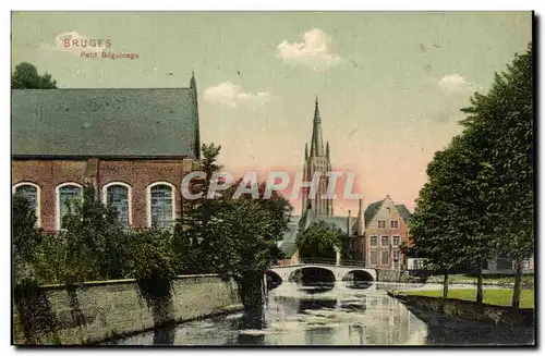 Cartes postales Bruges Petit beguinage