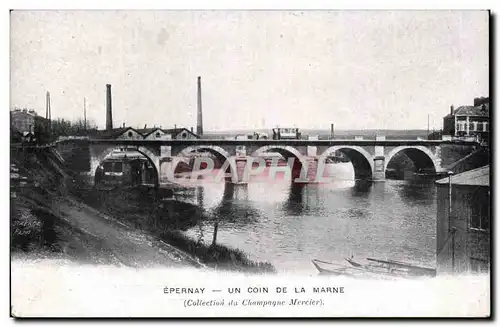 Cartes postales Epernay Un coin de la Marne