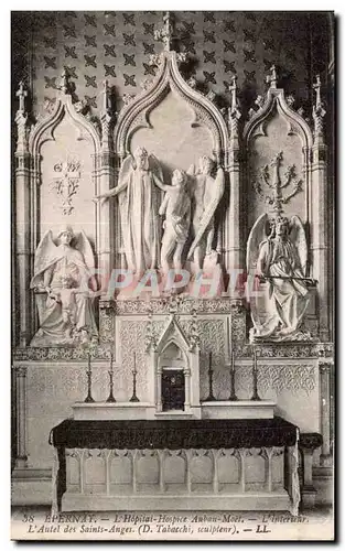 Ansichtskarte AK Epernay L hopital Hospice Auban Moet L interieur L autel des Saints Anges