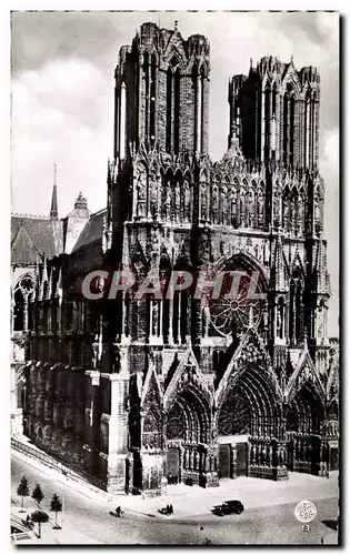 Cartes postales Reims La cathedrale