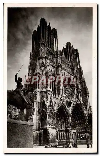 Cartes postales Reims La cathedrale