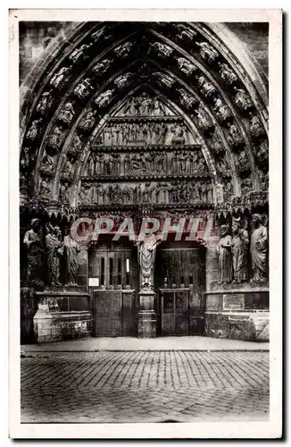 Cartes postales Reims La cathedrale Cote Nord Portail St Sixte