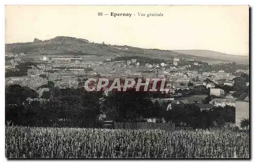 Cartes postales Epernay Vue generale