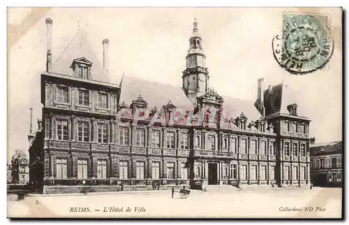 Cartes postales Reims l hotel de ville