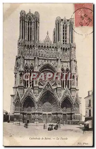 Cartes postales Reims Cathedrale