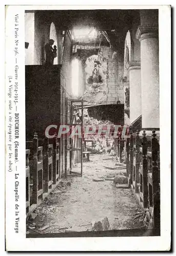 Cartes postales Bouchoir La chapelle de la vierge