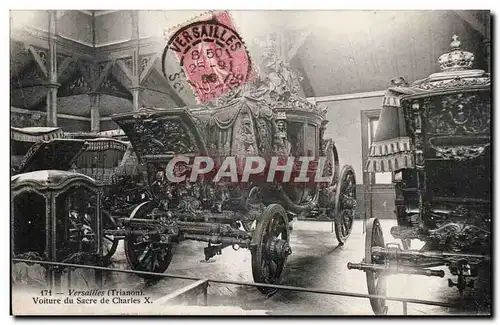 Ansichtskarte AK Versailles Voiture du sacre de Charles X