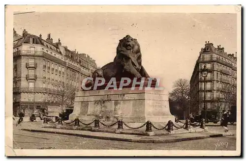 Cartes postales Paris Le lion Bartholdi