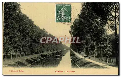 Cartes postales Chelles Le canal