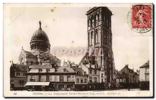 Cartes postales Tours La basilique Saint Martin