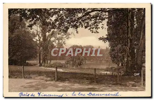Cartes postales Bois de Vincennes Lac de Daumesnil