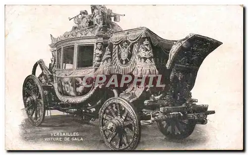 Cartes postales Versailles Voiture de gala