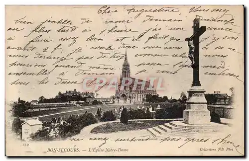 Cartes postales Bon Secours L eglise Notre Dame