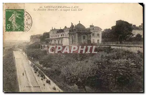 Cartes postales St Germain en Laye Le pavillon Henri IV ou naquit Louis XIV