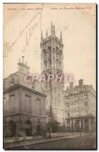 Cartes postales Rouen Tour Saint Andre