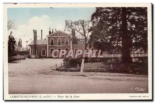 Cartes postales Lamotte Beuvron Place de la gare