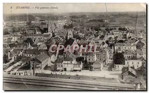 Cartes postales Etampes Vue generale