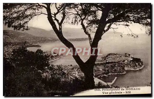 Cartes postales Monaco Vue generale