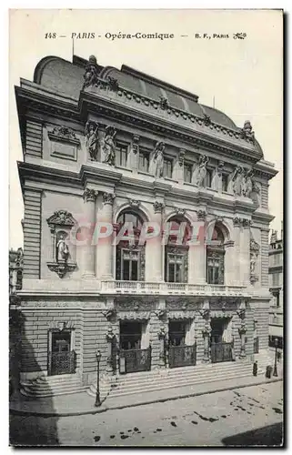 Cartes postales Paris Opera comique