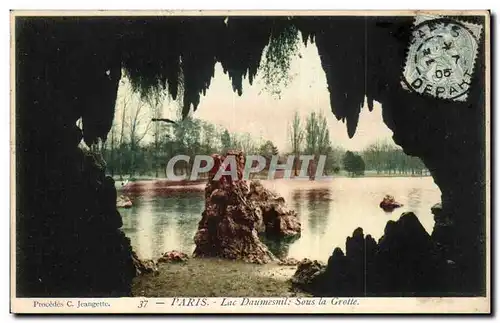 Ansichtskarte AK Paris Lac Daumesnil Sous la grotte