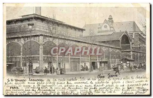 Cartes postales Paris Les halles