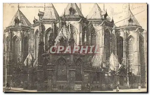 Cartes postales Paris Eglise Saint Maurice Abside