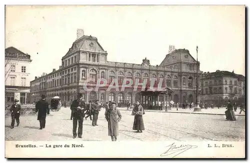 Cartes postales Bruxelles Gare du Nord