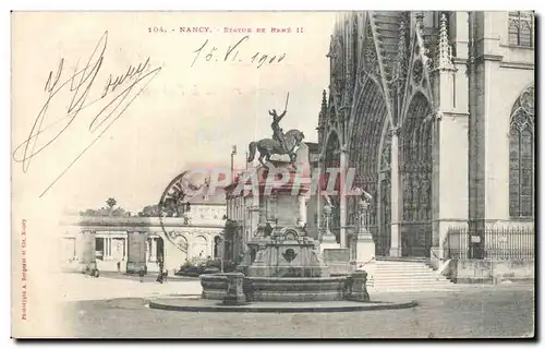 Cartes postales Nancy Statue de Rene II