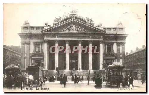 Cartes postales Bruxelles La Bourse