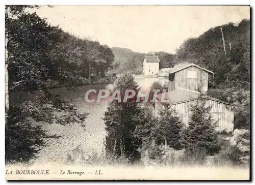 Cartes postales La Bourboule Le barrage