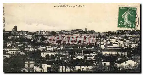 Cartes postales Angouleme Vu de St Martin