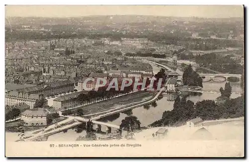 Ansichtskarte AK Besancon Vue generale prise de Bregille