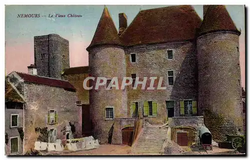 Cartes postales Nemours Le vieux chateau