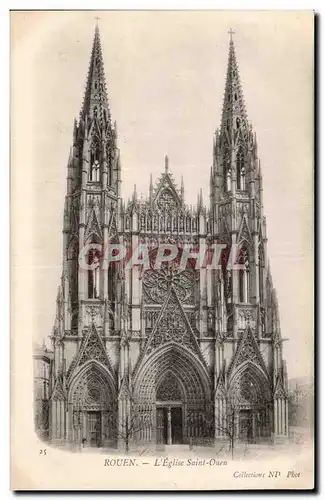 Cartes postales Rouen L eglise Saint Ouen