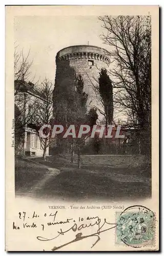 Cartes postales Vernon Tour des archives