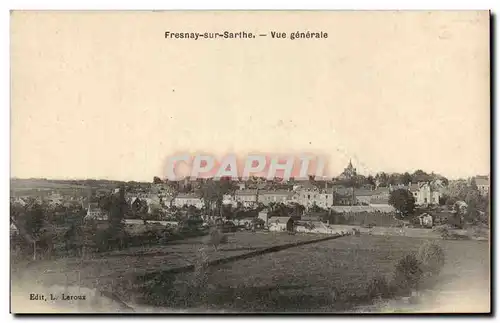Cartes postales Fresnay sur Sarthe Vue generale