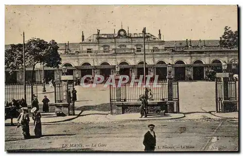 Cartes postales Le Mans La gare