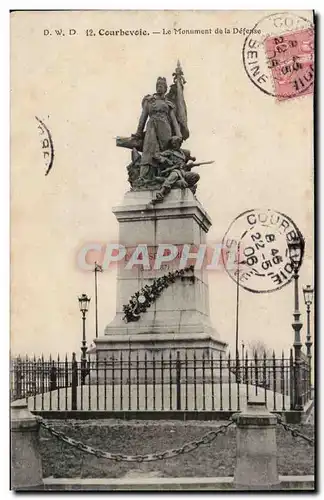 Ansichtskarte AK Courbevoie Le monument de la defense