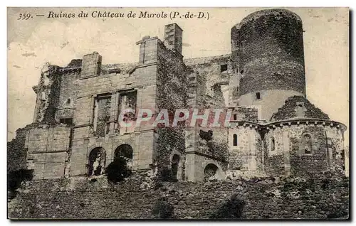 Cartes postales Ruines du chateau de Murols