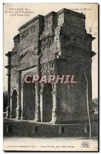 Cartes postales Orange L arc de triomphe