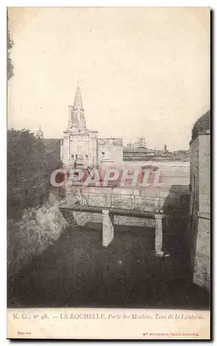 Ansichtskarte AK La Rochelle Porte des Moulins Tour de la Lanterne