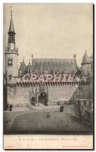 Cartes postales La Rochelle Hotel de ville