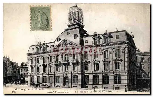 Cartes postales St Brieuc Le nouvel hotel des Postes