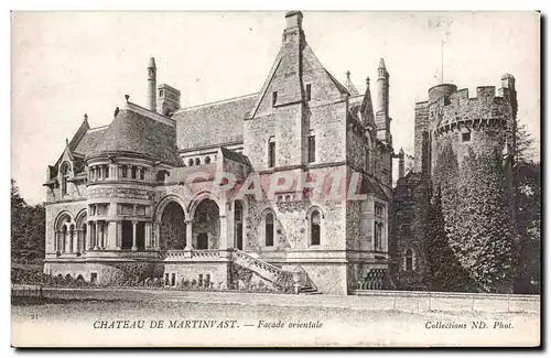 Cartes postales Chateau de Martinvast Facade orientale