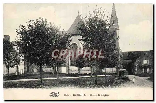 Ansichtskarte AK Ferrieres Abside de l eglise