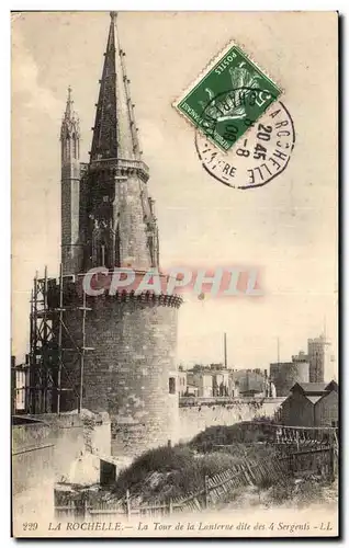 Cartes postales La Rochelle La tour de la lanterne dite des quatre sergents