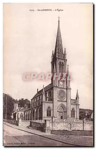 Cartes postales Ste Adresse L eglise